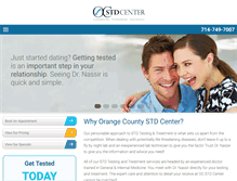 Tablet Screenshot of ocstdcenter.com